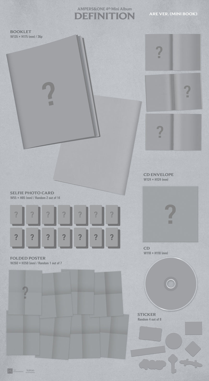 (PREORDER) AMPERS&ONE - 4TH MINI ALBUM - DEFINITION (ARE VER.)