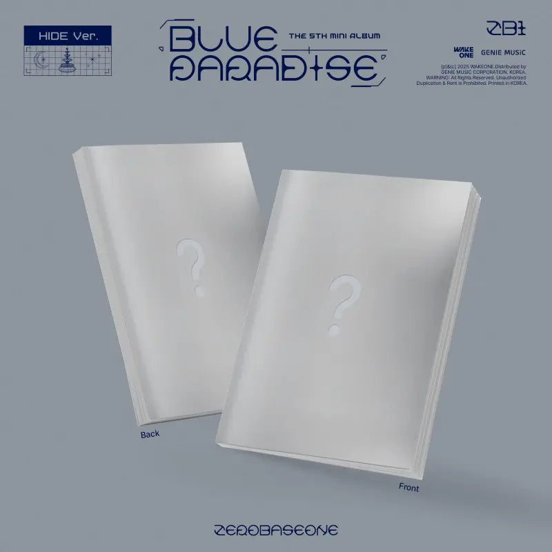 ZEROBASEONE - 5TH MINI ALBUM - BLUE PARADISE