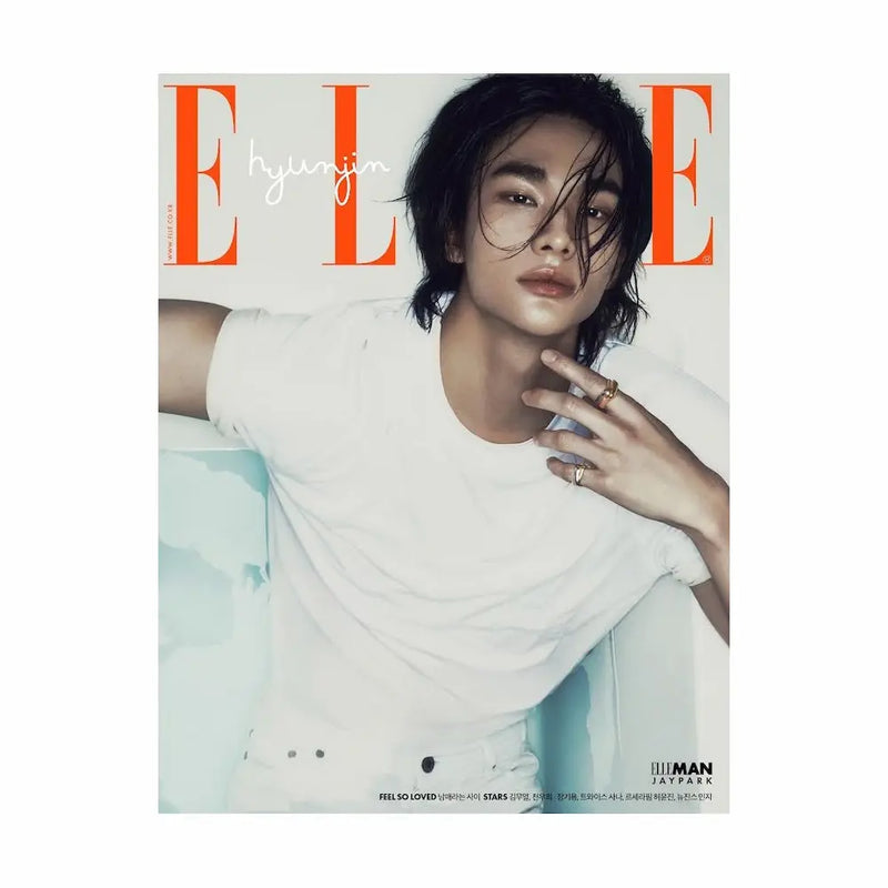 (PREORDER) ELLE MAGAZINE 05-2024 - COVER : STRAY KIDS HYUNJIN - Oh Seoul Happy TYPE C Magazines