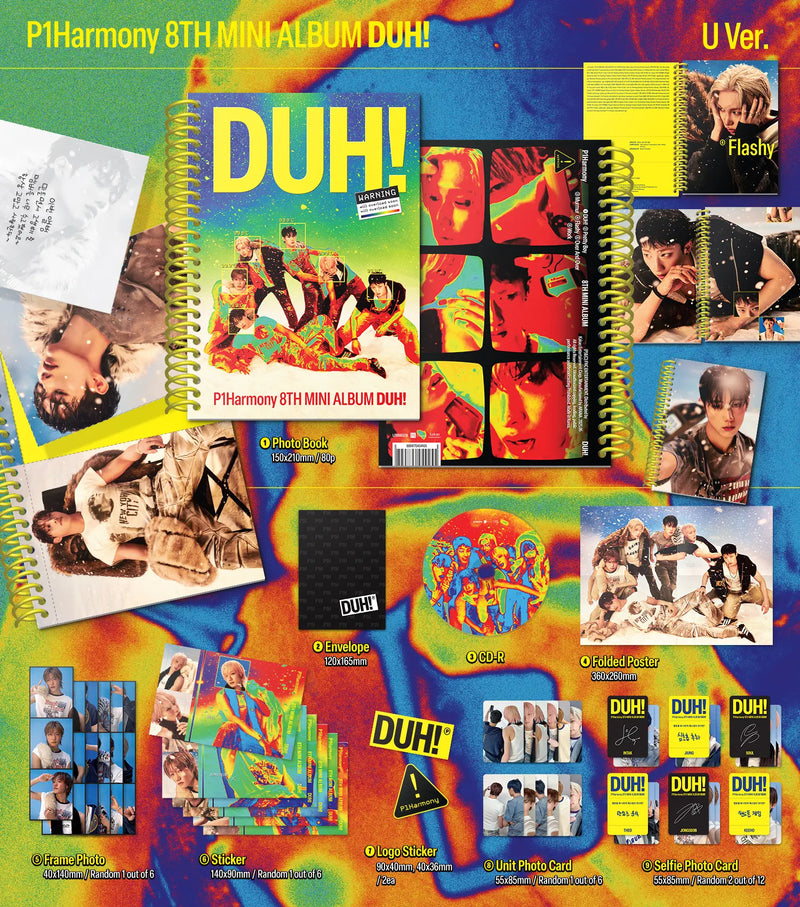 P1HARMONY - 8TH MINI ALBUM - DUH!