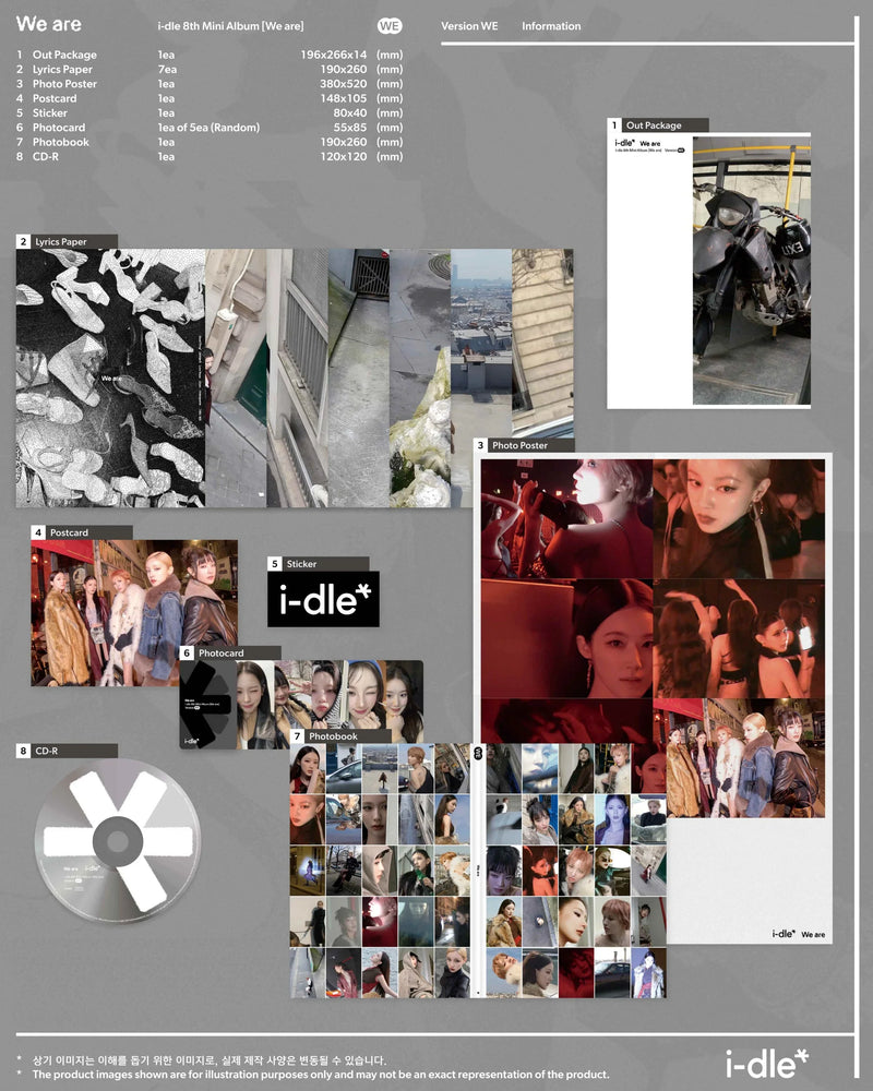 I-DLE - 8TH MINI ALBUM - WE ARE