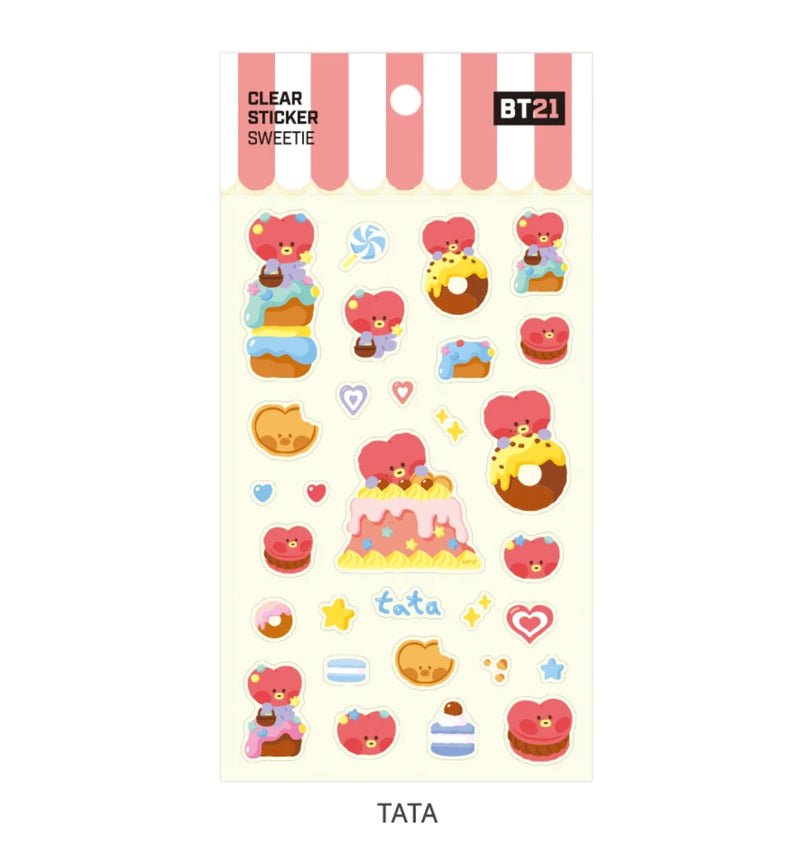 BT21 - MININI - CLEAR STICKER - SWEETIE