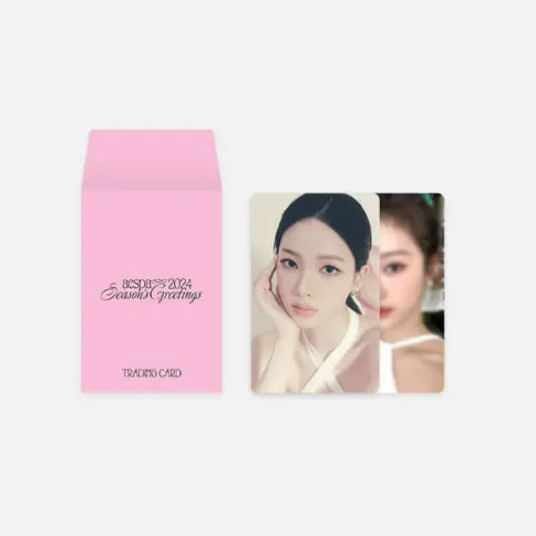 AESPA - 2024 SEASON'S GREETINGS OFFICIAL MERCHANDISE - RANDOM TRADING CARD