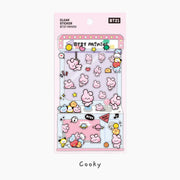 BT21 - MININI - CLEAR STICKER - Oh Seoul Happy COOKY K-Characters