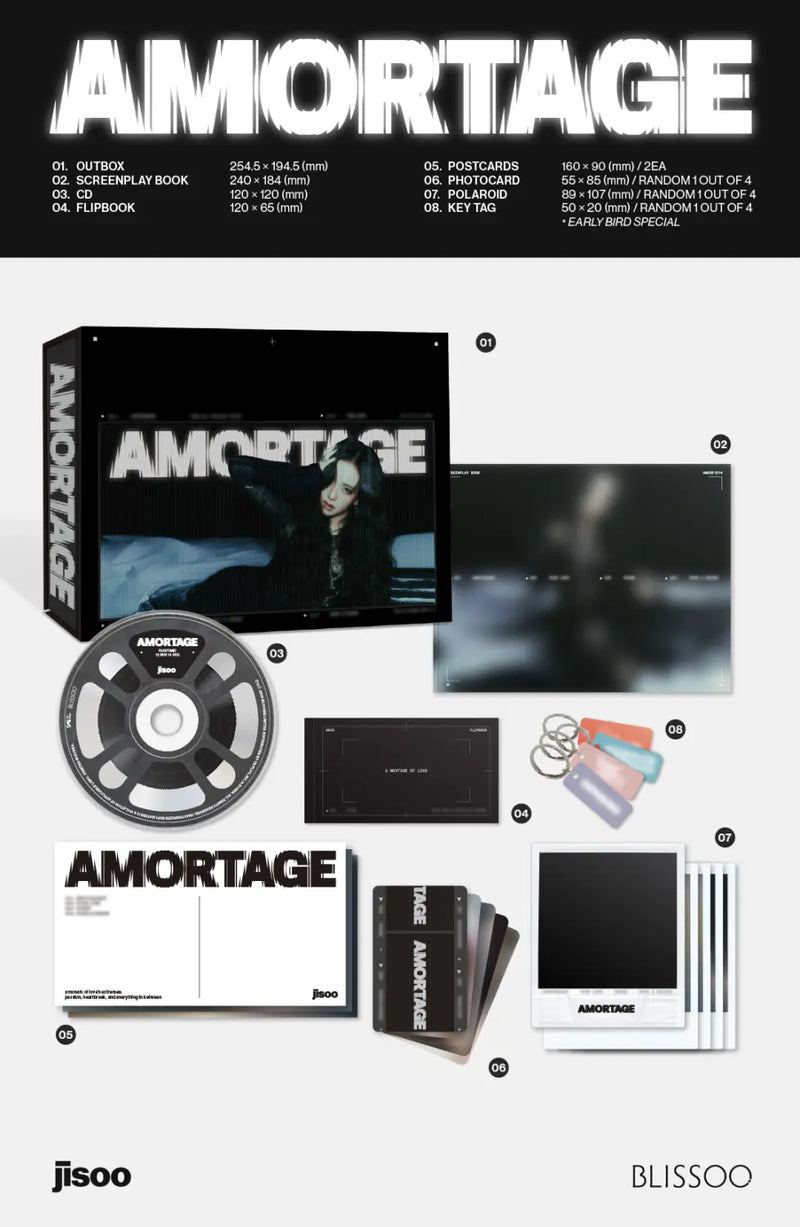 BLACKPINK - JISOO - MINI ALBUM - AMORTAGE (EXCLUSIVE VER.)