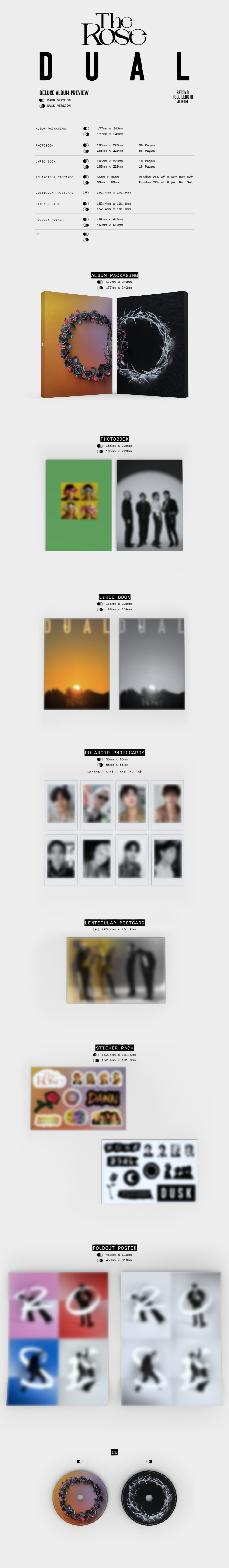 THE ROSE ALBUM - DUAL (DELUXE BOX VER.)