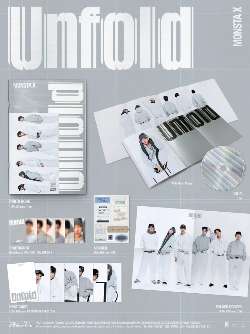 MONSTA X - US ALBUM - UNFOLD