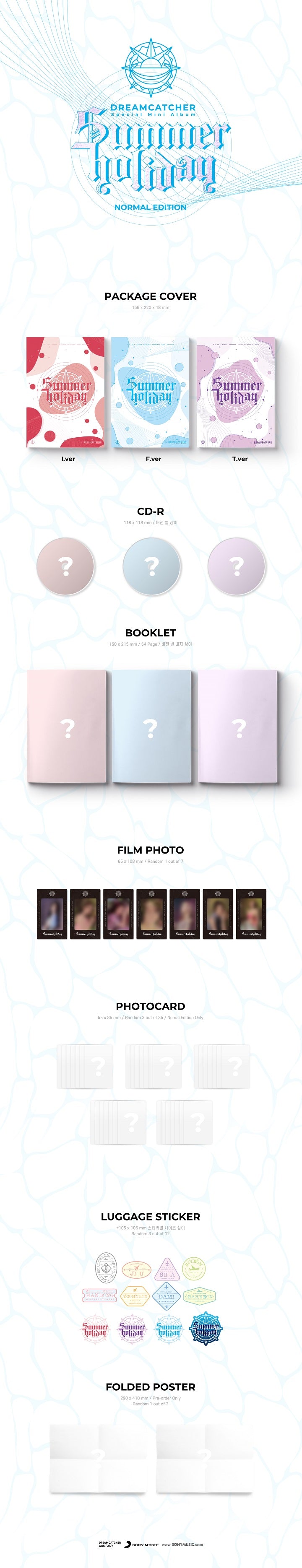 DREAMCATCHER - SPECIAL MINI ALBUM - SUMMER HOLIDAY