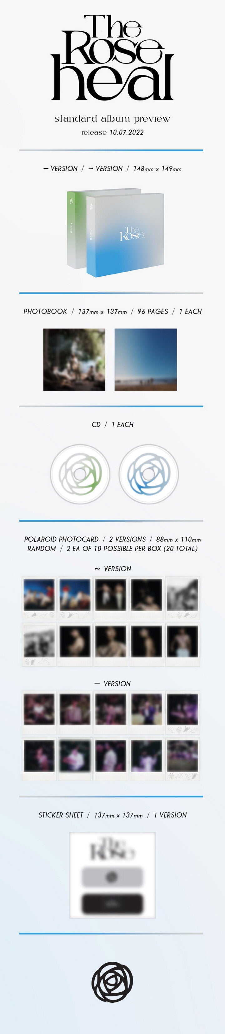 THE ROSE - 1ST ALBUM - HEAL