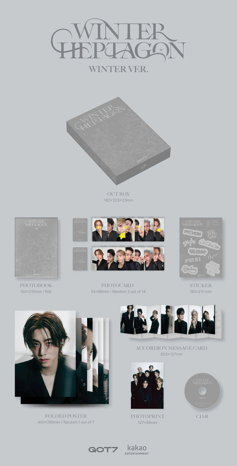 GOT7 MINI ALBUM - WINTER HEPTAGON