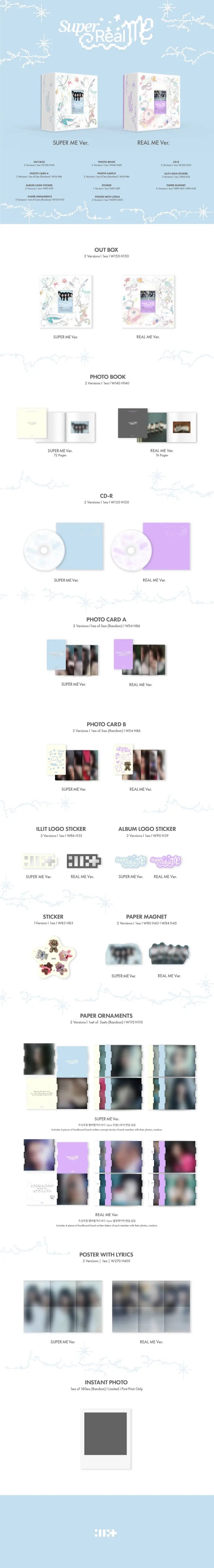 ILLIT - 1ST MINI ALBUM - SUPER REAL ME