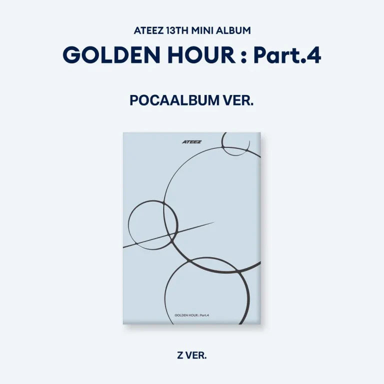 (PREORDER) ATEEZ - 13TH MINI ALBUM - GOLDEN HOUR : PART. 4 (POCA ALBUM VER.)