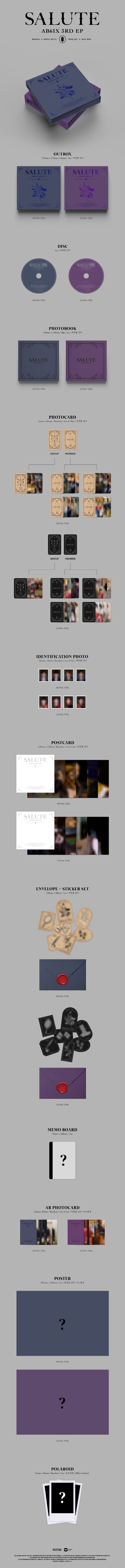 (DEAL) AB6IX - 3RD MINI ALBUM - SALUTE