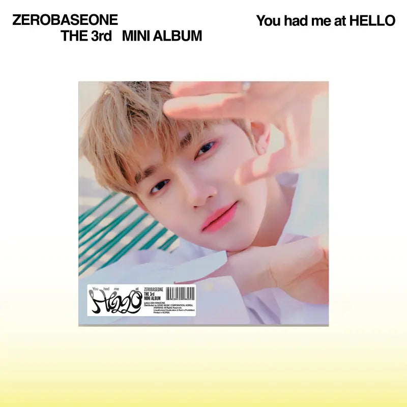 ZEROBASEONE - 3RD MINI ALBUM - YOU HAD ME AT HELLO (DIGIPACK VER.)