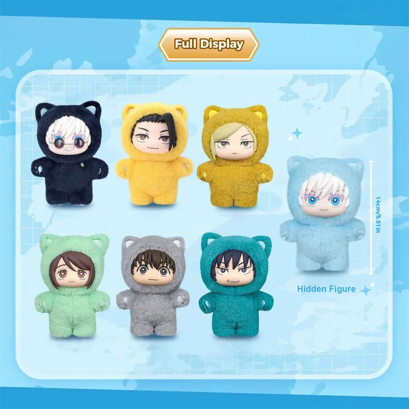 EAKI - JUJUTSU KAISEN CAT EAR PLUSH KEYCHAIN BLIND BOX