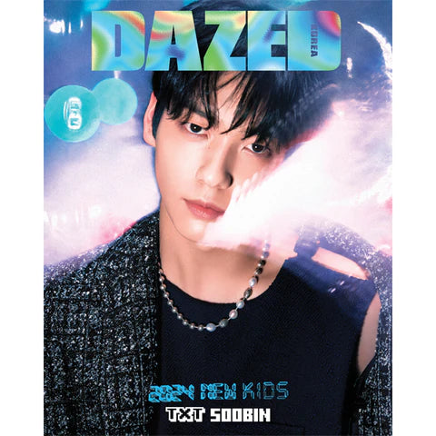 DAZED & CONFUSED MAGAZINE - JANUARY 2024 - COVER : TXT (TOMORROW X TOGETHER) - Oh Seoul Happy SOOBIN (TYPE E) Magazines