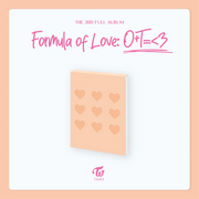 TWICE - 3RD MINI ALBUM - FORMULA OF LOVE: O + T = <3 - Oh Seoul Happy FULL OF LOVE Albums
