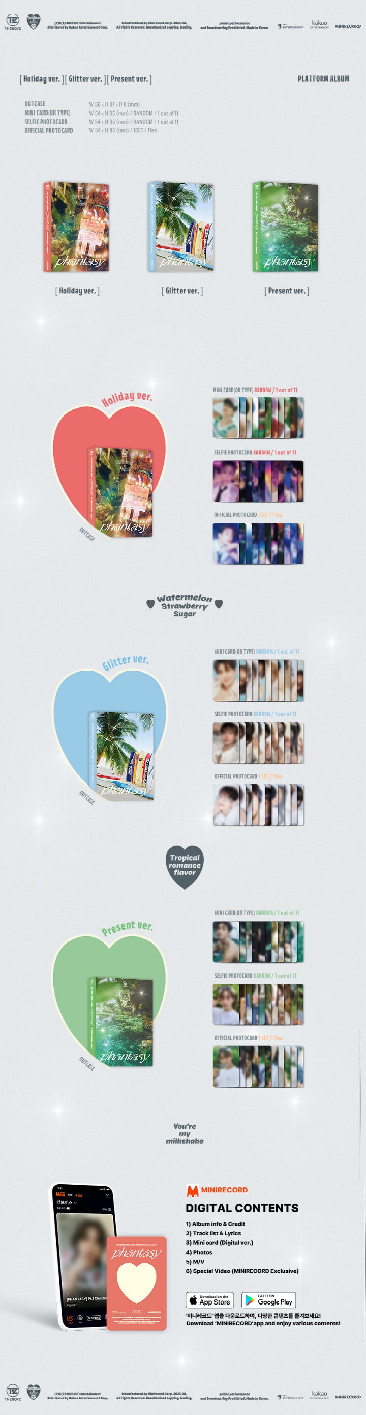 THE BOYZ - 2ND ALBUM PART. 1 - PHANTASY_CHRISTMAS IN AUGUST (PLATFORM VER.)