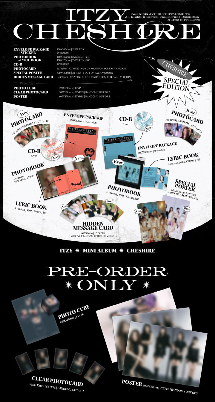 ITZY - ALBUM - CHESHIRE (SPECIAL EDITION)