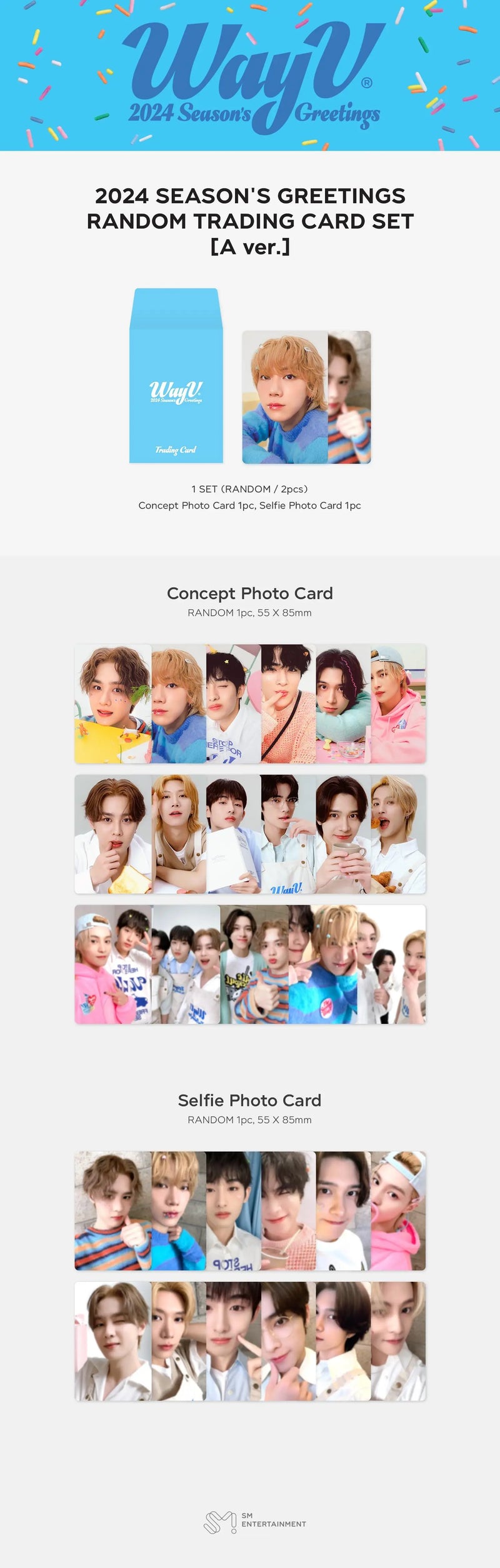 WAYV - 2024 SEASON'S GREETINGS OFFICIAL MERCHANDISE - RANDOM TRADING CARD