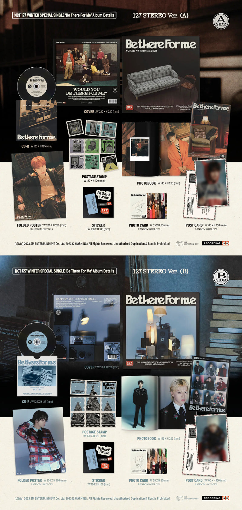 NCT 127 – WINTER SPECIAL SINGLE - BE THERE FOR ME (STEREO VER.)