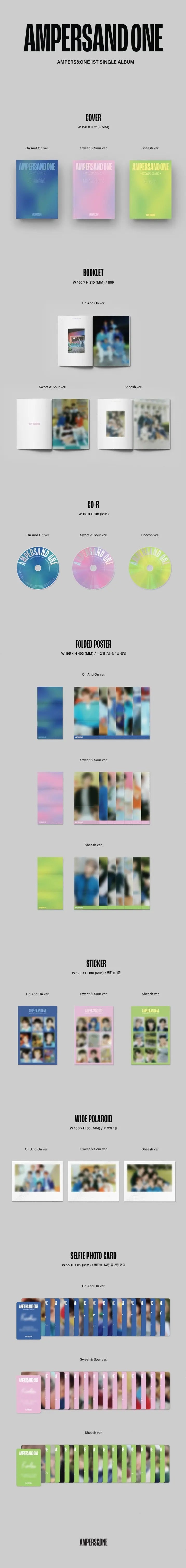 AMPERS&ONE - 1ST SINGLE ALBUM - AMPERSAND ONE