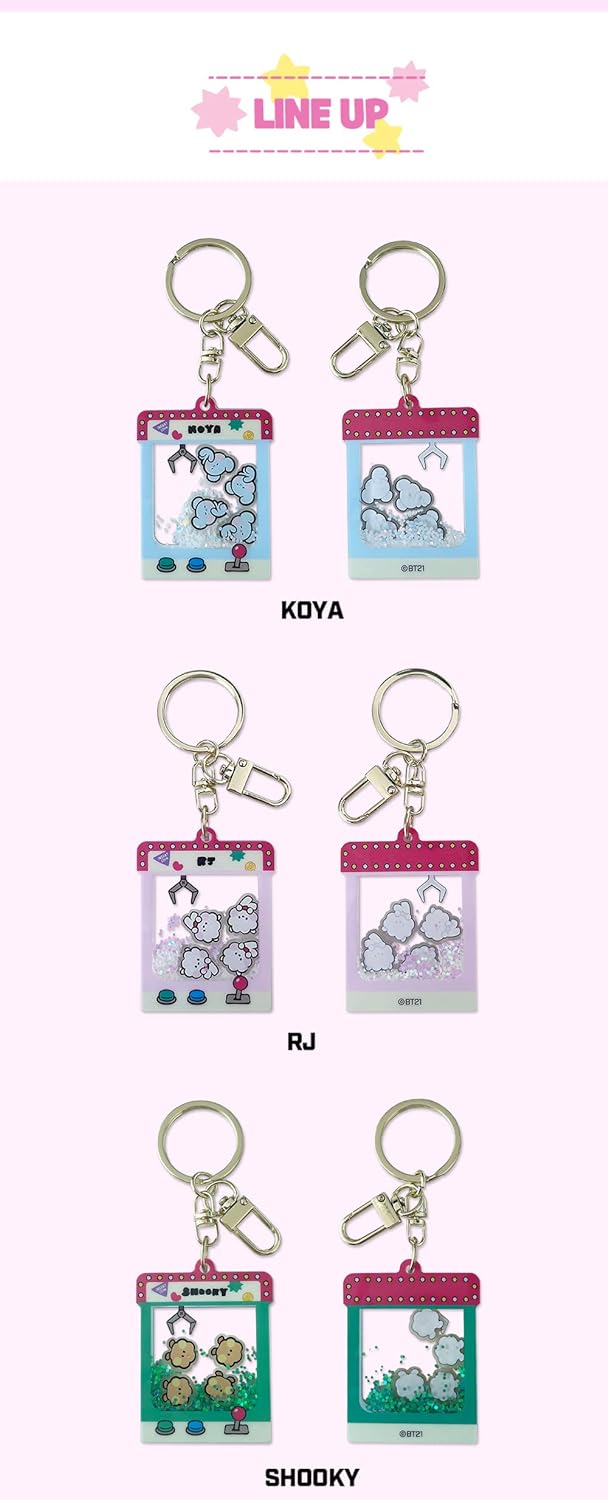 BT21 - MININI - GLITTER KEY HOLDER