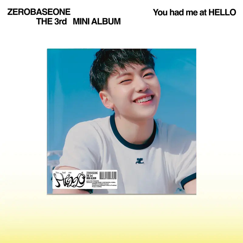 ZEROBASEONE - 3RD MINI ALBUM - YOU HAD ME AT HELLO (DIGIPACK VER.)