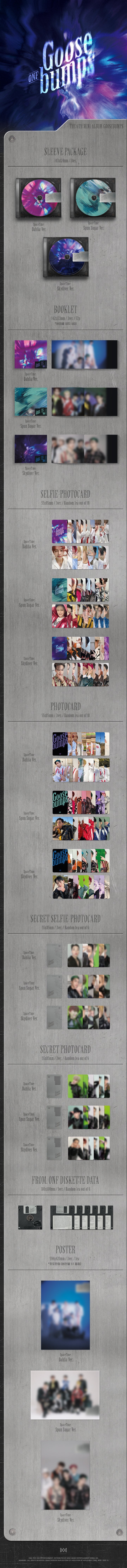 (DEAL) ONF - 6TH MINI ALBUM - GOOSEBUMPS