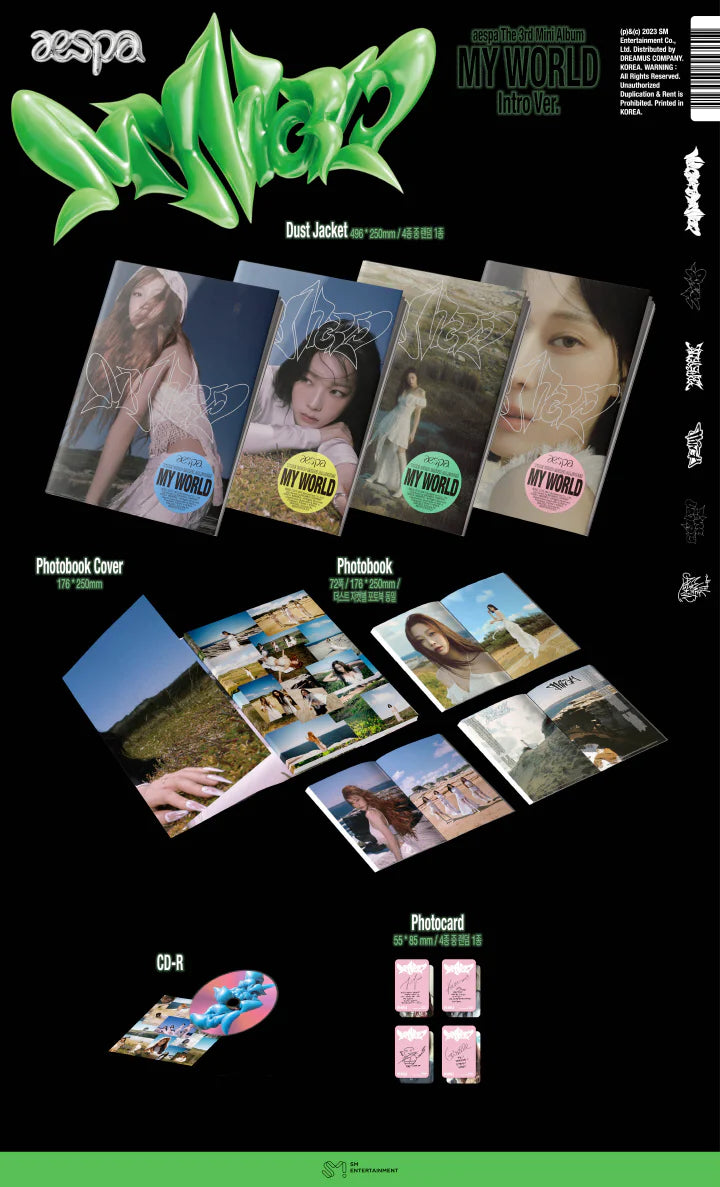 AESPA - 3RD MINI ALBUM - MY WORLD (INTRO VER.)