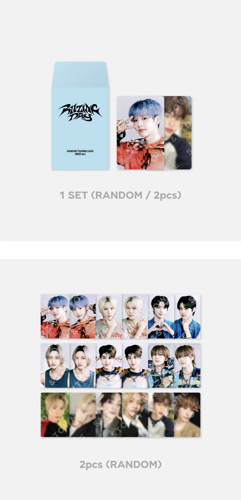 RIIZE - RIIZING DAY - OFFICIAL MERCHANDISE - RANDOM TRADING CARD