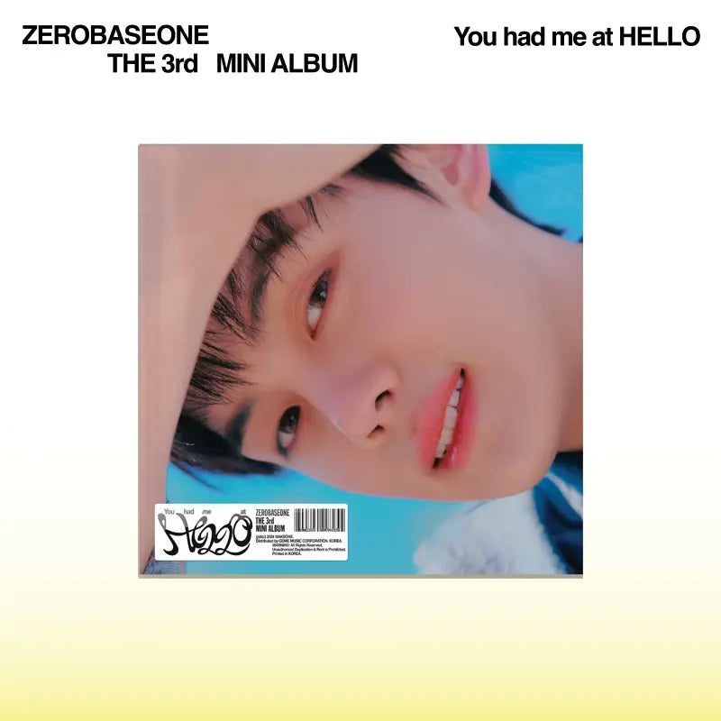 ZEROBASEONE - 3RD MINI ALBUM - YOU HAD ME AT HELLO (DIGIPACK VER.)