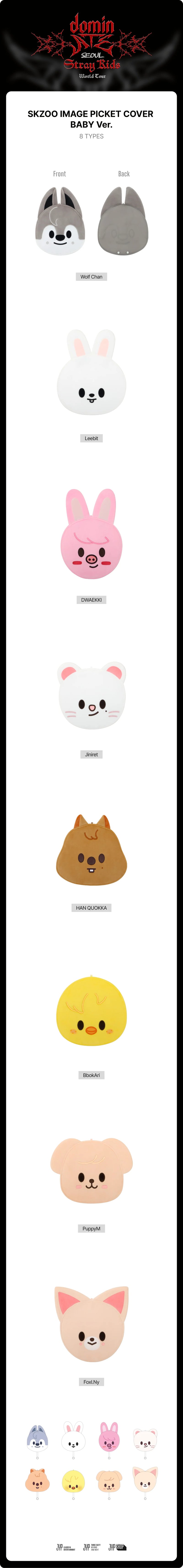 STRAY KIDS - WORLD TOUR <DOMINATE SEOUL> OFFICIAL MD - IMAGE PICKET COVER BABY VER.