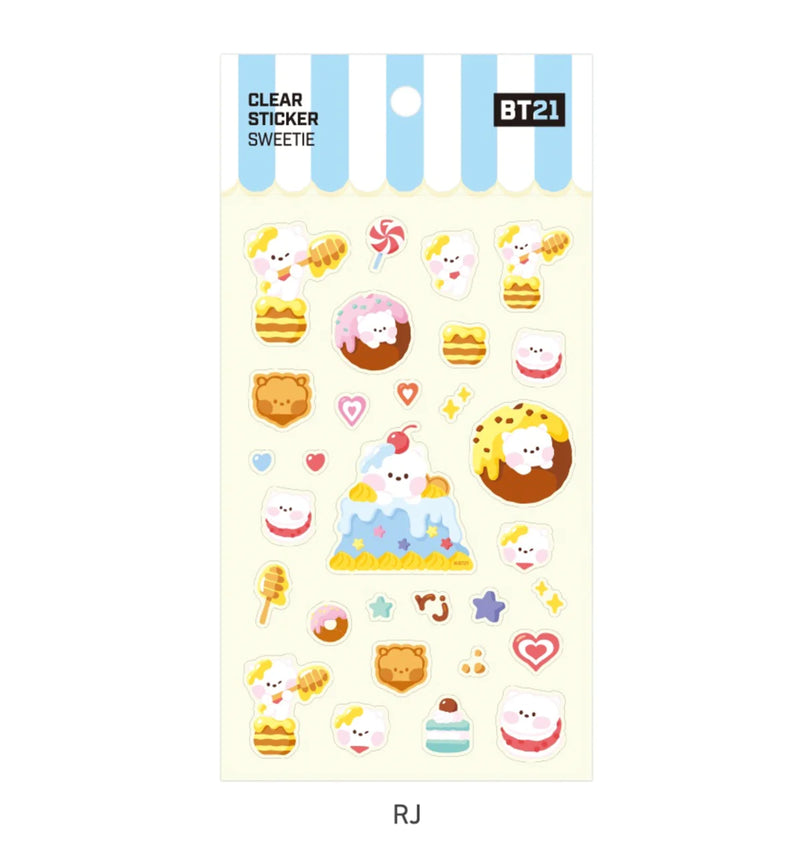 BT21 - MININI - CLEAR STICKER - SWEETIE