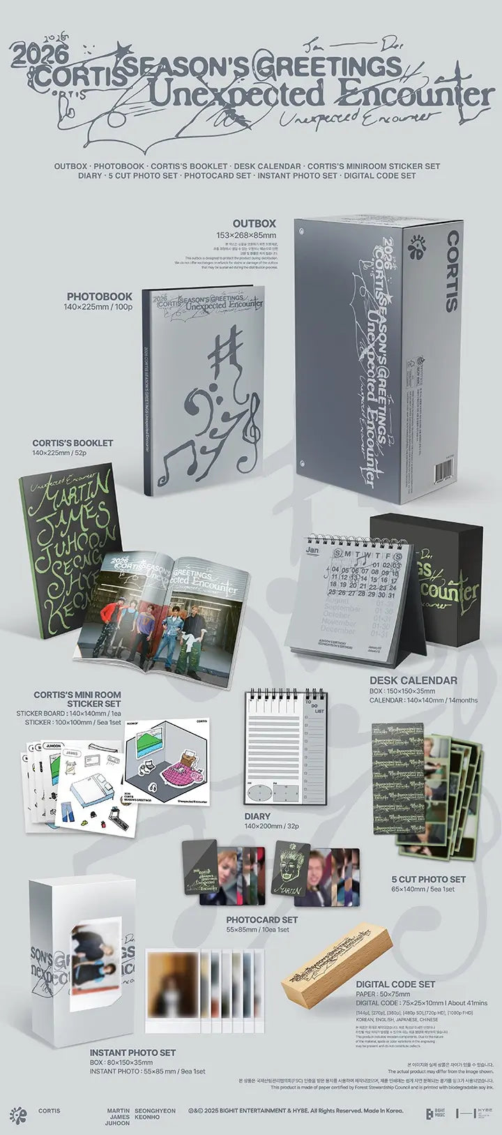 CORTIS 2026 SEASON'S GREETINGS