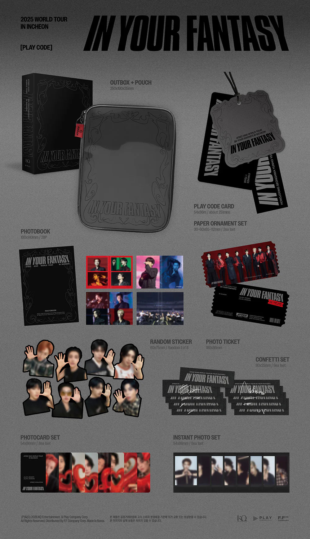 ATEEZ 2025 WORLD TOUR IN YOUR FANTASY IN INCHEON (PLAY CODE) — Oh