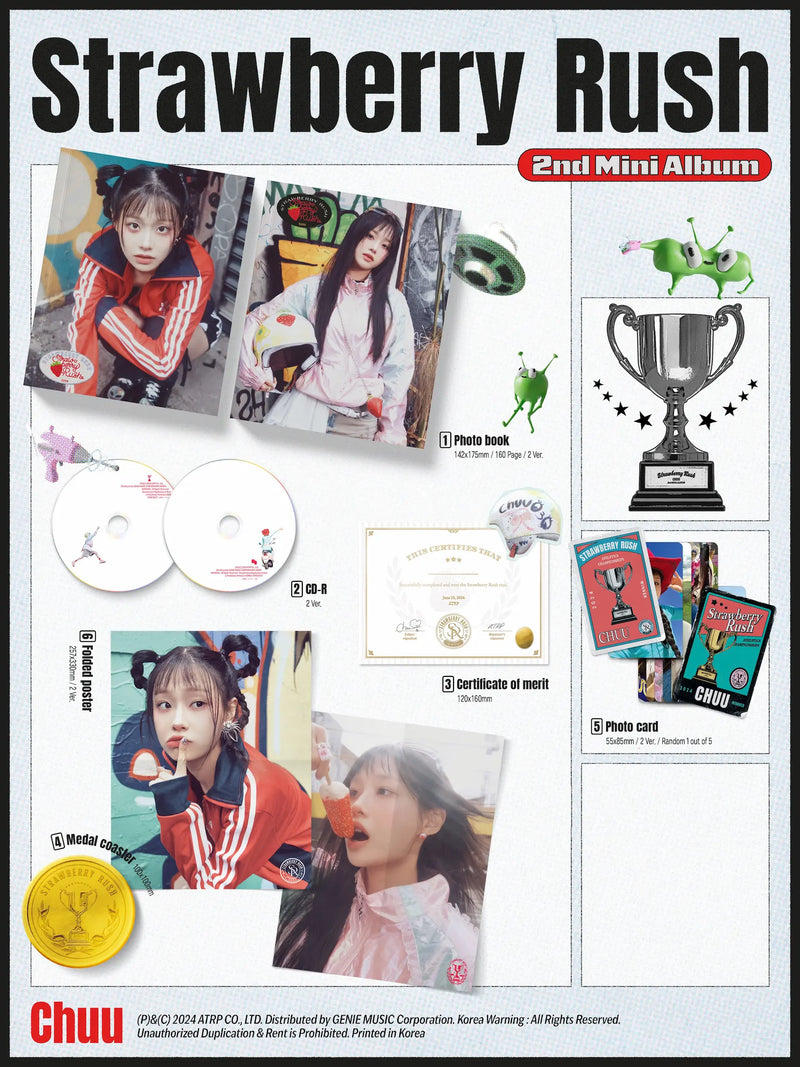 CHUU - 2ND MINI ALBUM - STRAWBERRY RUSH