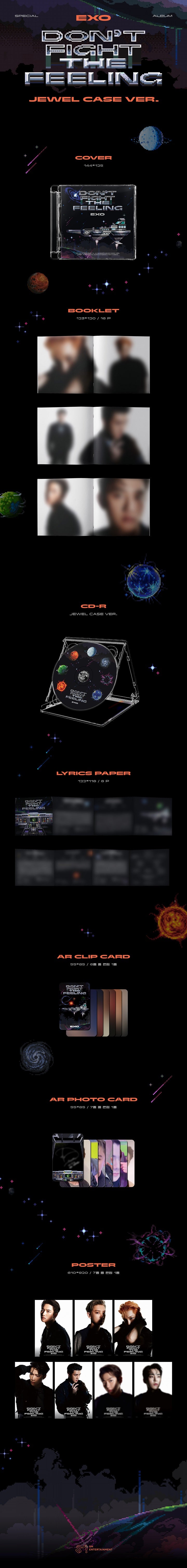 EXO - SPECIAL ALBUM - DON'T FIGHT THE FEELING (JEWEL CASE VER.)