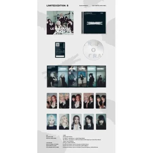 (JP) LE SSERAFIM - CRAZY (REGULAR, LIMITED A, LIMITED B VERSIONS)