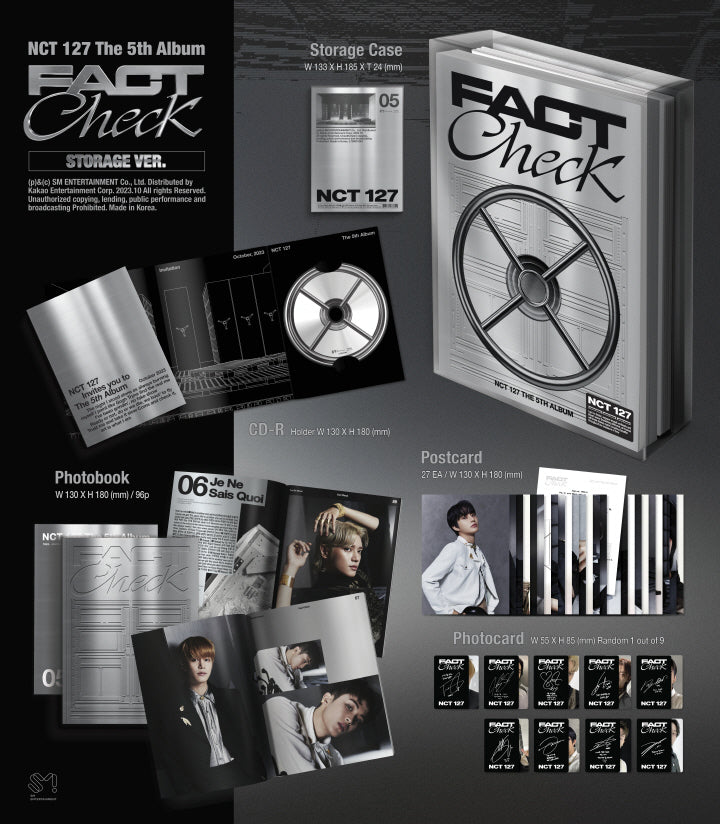 NCT 127 - 5TH ALBUM - FACT CHECK (STORAGE VER.)