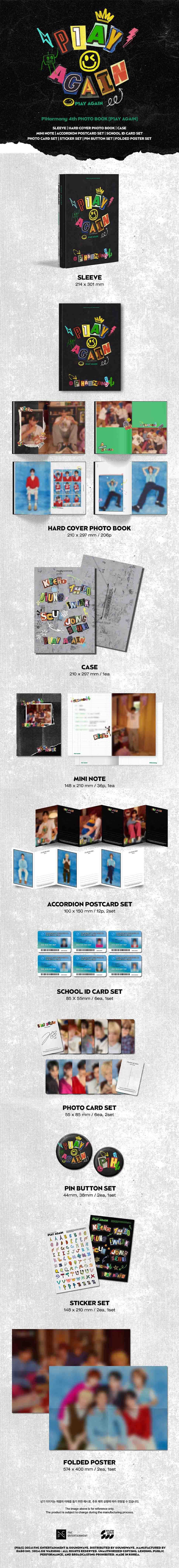 P1HARMONY - 4TH PHOTOBOOK - P1AY AGAIN