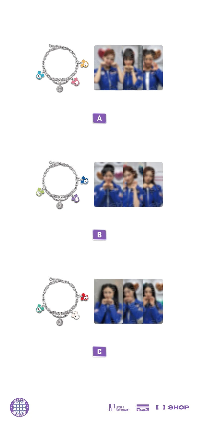 TWICE - LOVELY CUSTOM BRACELET [2025 Fanmeeting '10VE UNIVERSE' Official MD]
