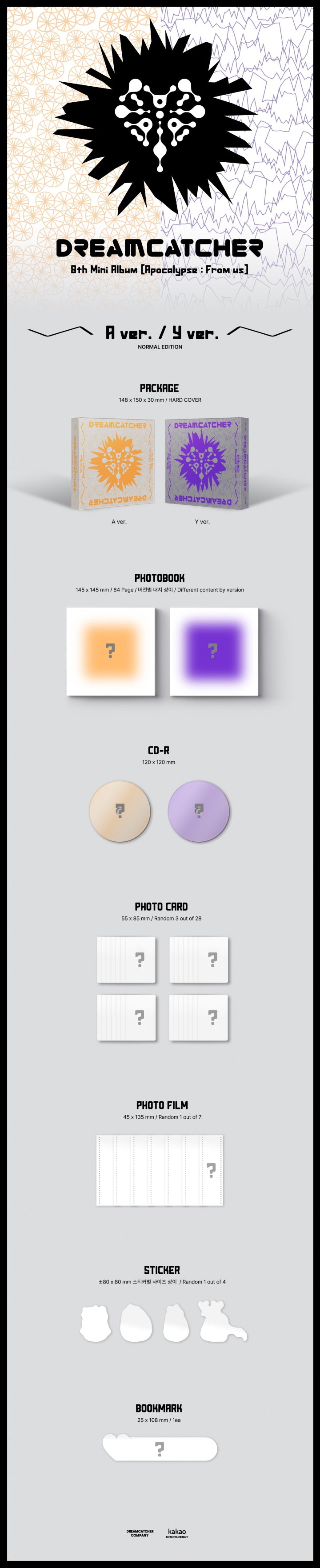 DREAMCATCHER - 8TH MINI ALBUM - APOCALYPSE : FROM US