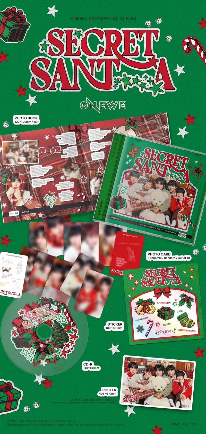 ONEWE - 3RD SPECIAL ALBUM - SECRET SANTA