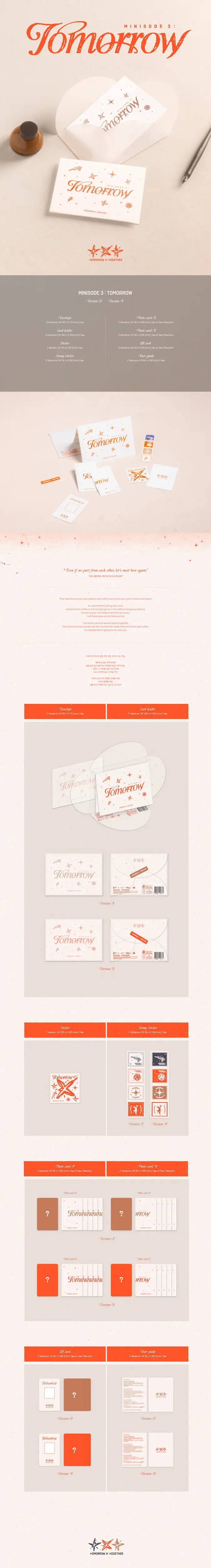 TXT - 6TH MINI ALBUM - MINISODE 3 : TOMORROW (WEVERSE ALBUM VER.)