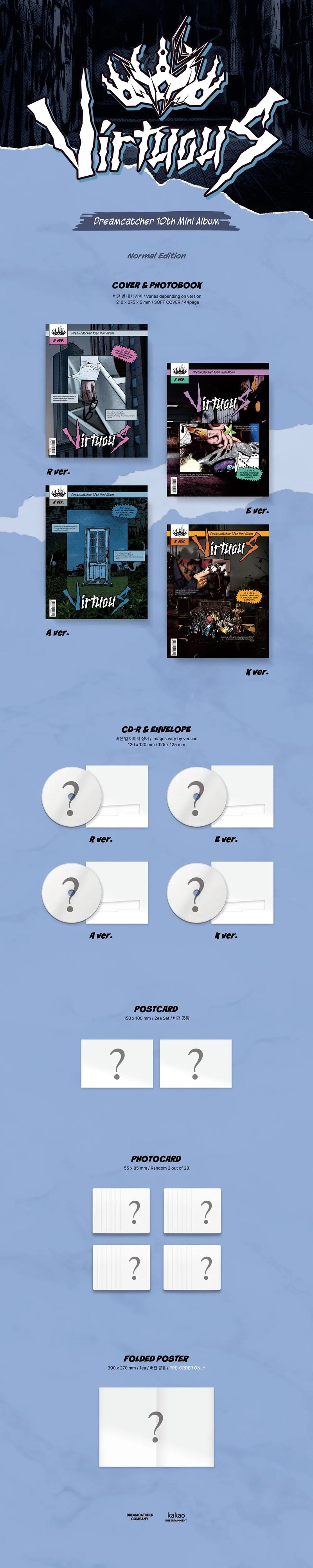 DREAMCATCHER - 10TH MINI ALBUM - VIRTUOUS