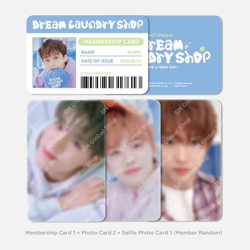 *EXCLUSIVE MD* NCT DREAM - LAUNDRY SHOP - RANDOM CARD PACK