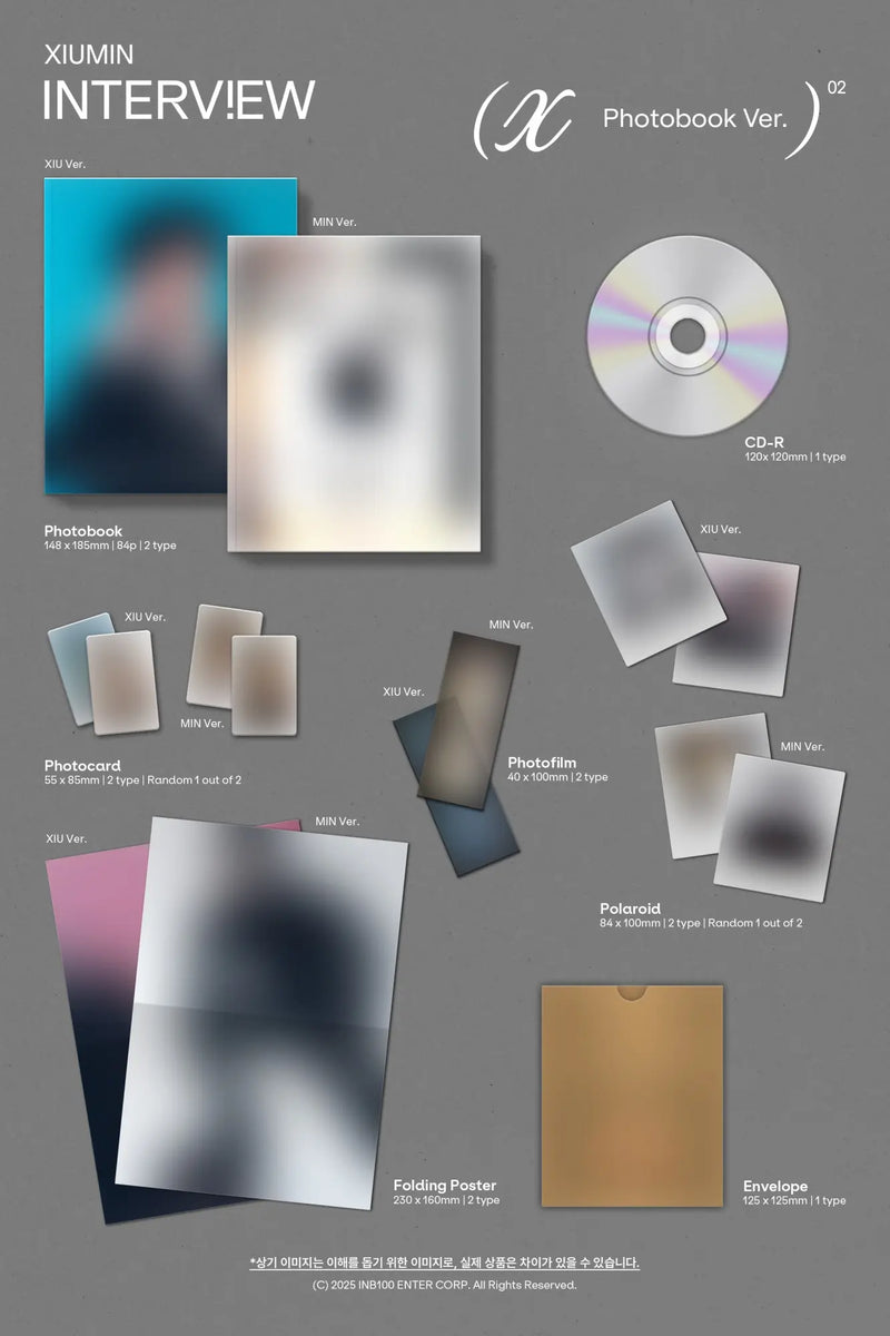EXO - XIUMIN - ALBUM - INTERVIEW X (PHOTOBOOK VER.)