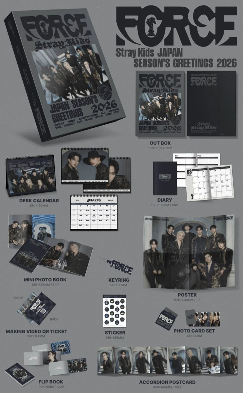 STRAY KIDS - 2026 JAPAN SEASON'S GREETINGS - FORCE