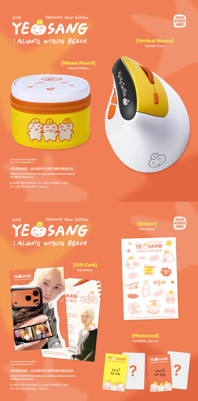 (PREORDER EARLY-MID OCT) ATEEZ - YEOSANG : ALWAYS WITHIN REACH